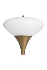Elliptical Glass Wall Lamp Duco
