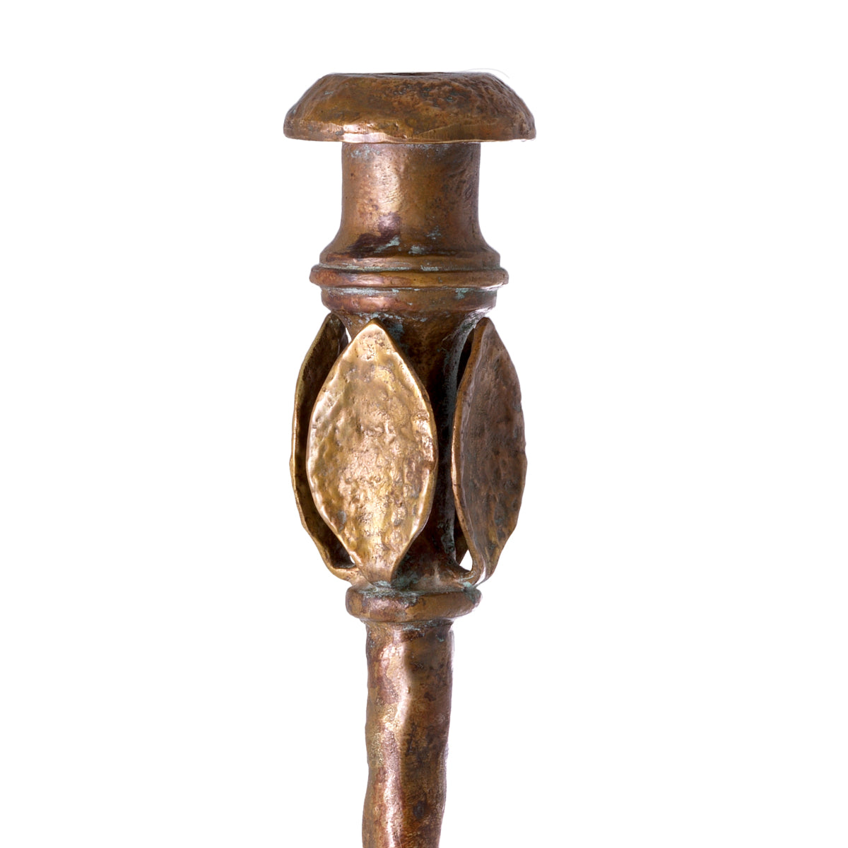 Antique Brass Candle Holder Santoro