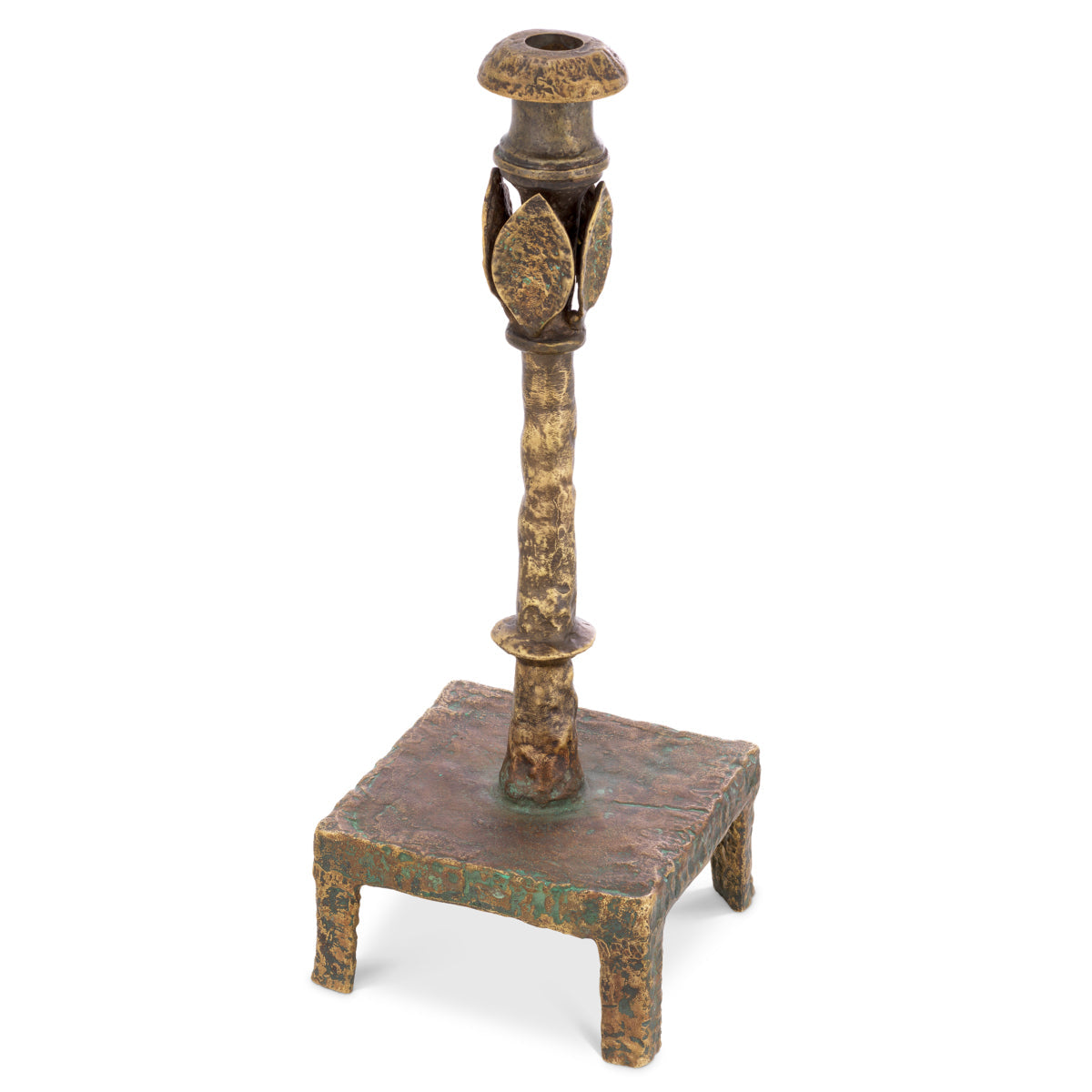 Antique Brass Candle Holder Santoro