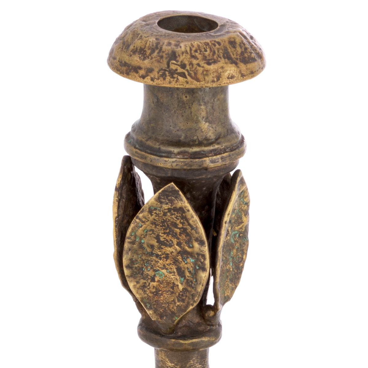 Antique Brass Candle Holder Santoro