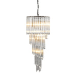 Eichholtz Chandelier Trapani Inspired by the luxury backdrops of glamorous film noir sets and Hollywood movies of the early 1940s