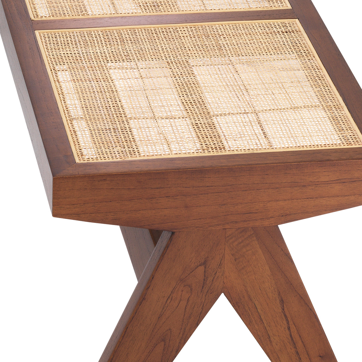 Eichholtz Bench Arnaud classic brown Oozing the vintage look and feel of minimalist furniture from the 1950s and 1960s, the classic brown