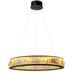 Eichholtz Chandelier Vancouver black finish L Bring a little sunshine into your home with the glamorous Vancouver Chandelier. This circular ceilin