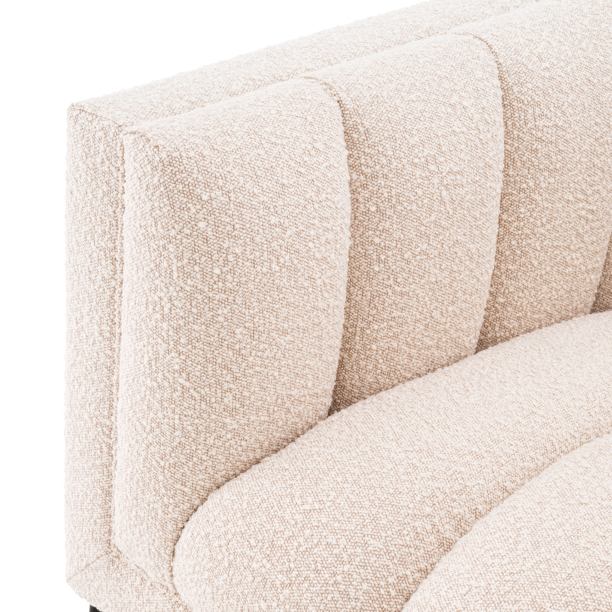 Eichholtz Chair Ditmar bouclé cream Resting upon a black finish base and upholstered in cream-coloured bouclé, Chair Ditmar will bring l