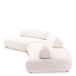 Eichholtz Sofa Residenza lyssa off-white Soft curves and sumptuous materials merge in the modular design of Sofa Residenza. Accentuated by pl - 5