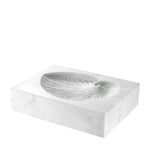 Eichholtz Object Conchiglia white marble Bring organic style into your home with the intricate Conchiglia object. This artsy object is crafte