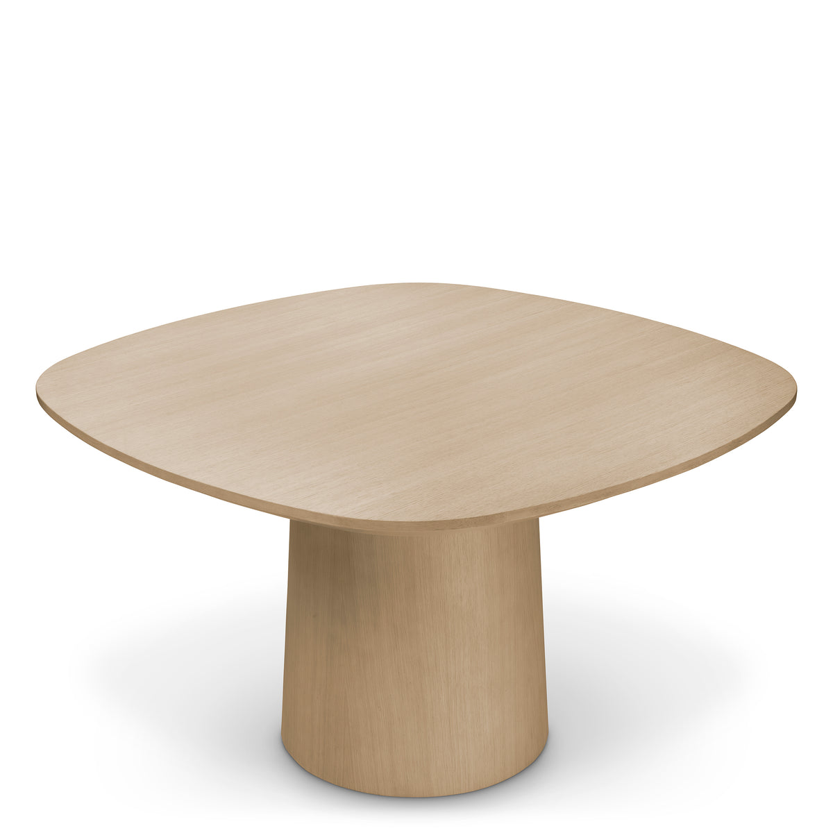 Eichholtz Dining Table Motto natural oak veneer Immerse yourself in the world of opulence with the Motto Dining Table. A masterpiece of unparalleled