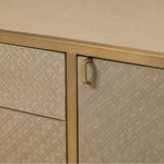 Eichholtz Dresser Napa Valley woven washed oak veneer Pairing Bauhaus style with a Mid-Century Modern look, the Napa Valley Dresser showcases a sleek brus