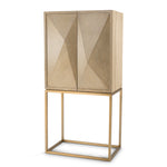 Eichholtz Bar Cabinet Highland washed oak veneer Present your collection of liquors and wines in the Mid-Century Modern style Bar Cabinet Highland. W
