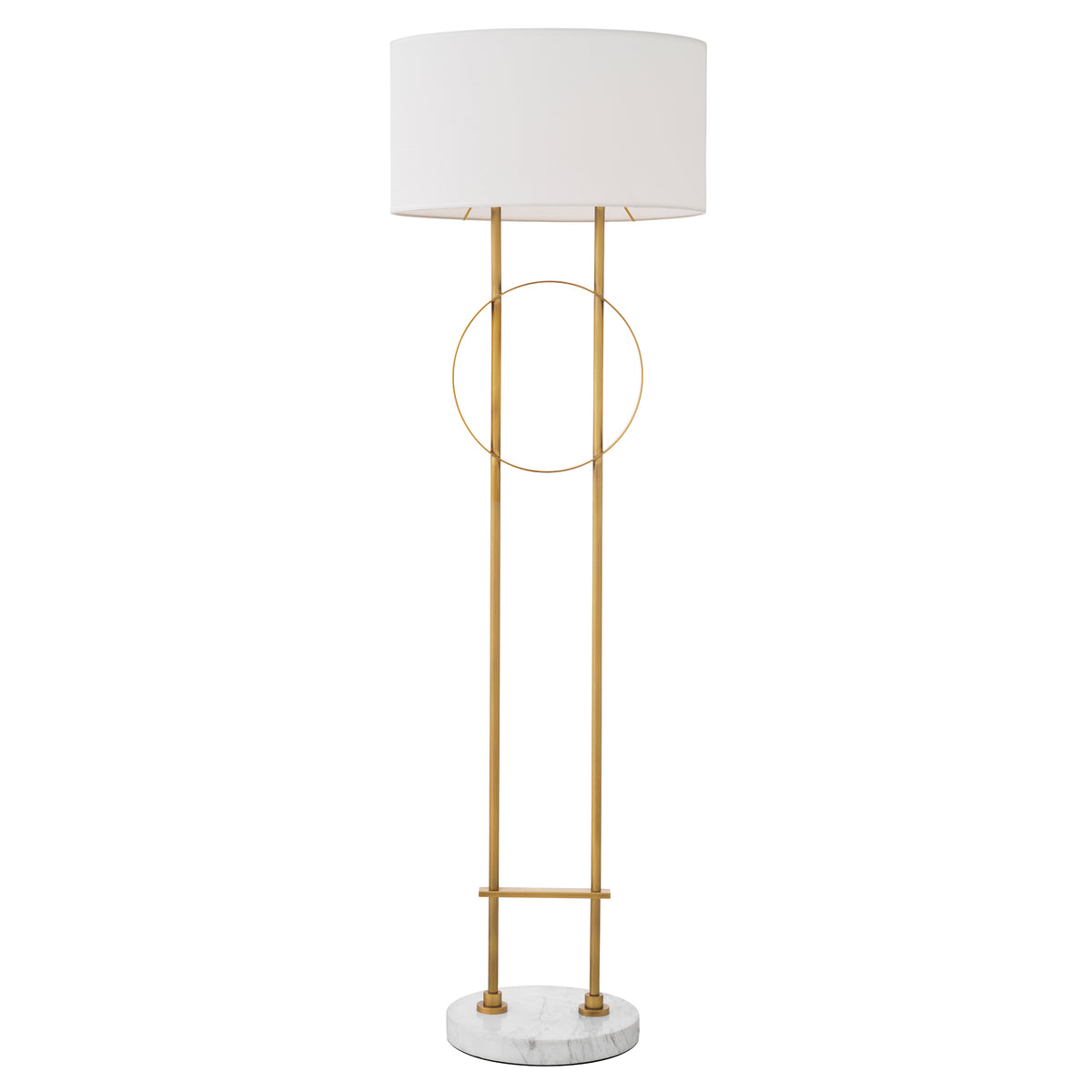 Eichholtz Floor Lamp Kaiser antique brass finish