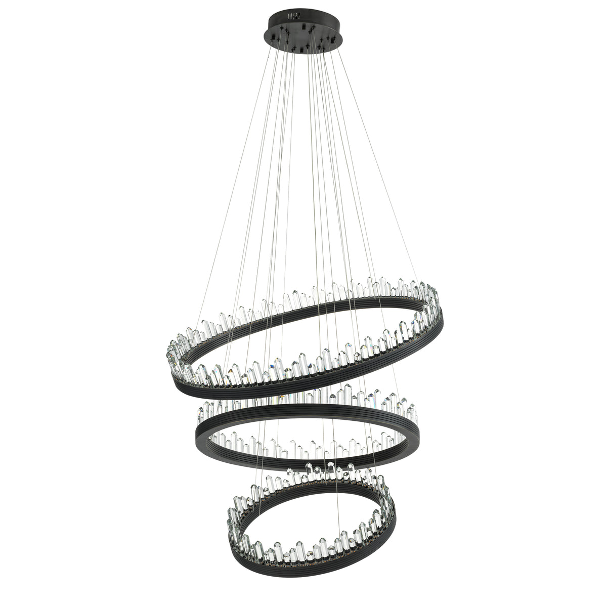 Eichholtz Chandelier Randall bronze finish Light up your room with the wonderful Randall Chandelier. The playful design of this bronze finish 3