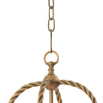 Eichholtz Pendant Preston vintage brass finish incl white shades Discover the Pendant Preston in vintage brass finish, a handmade lantern-style pendant where a twist - 8