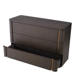 Eichholtz Drawer Dresser Modesto S mocha oak veneer The Modesto Dresser is a harmonious symphony of elegance and functionality. Crafted with utmost prec
