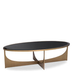 Eichholtz Coffee Table Elegance brushed brass finish Elevate your living space to new heights with the Elegance Coffee Table. Boasting a brushed brass fi