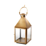 Eichholtz Hurricane Spur S antique brass finish Up the ambiance of your living space with the Spur S Hurricane. With a burning candle inside, this l