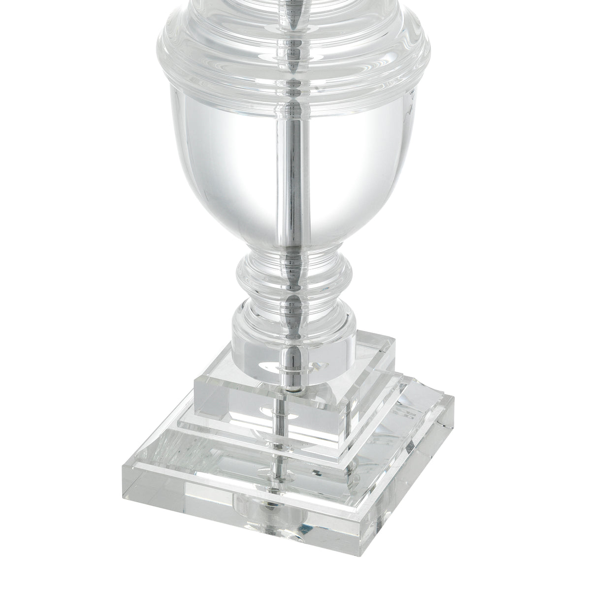 Eichholtz Table Lamp Noble Crystal incl white shade Channel timeless style into your interior space with the Noble Table Lamp. Perfect for both classic