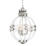 Eichholtz Chandelier Impero nickel finish Add a touch of classical grandeur to your interior with the charming Impero Chandelier. This utterly