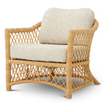 Eichholtz Outdoor Chair Riverton faux rattan arden natural Elevate alfresco lounging with the Outdoor Chair Riverton, woven in natural faux rattan and dressed