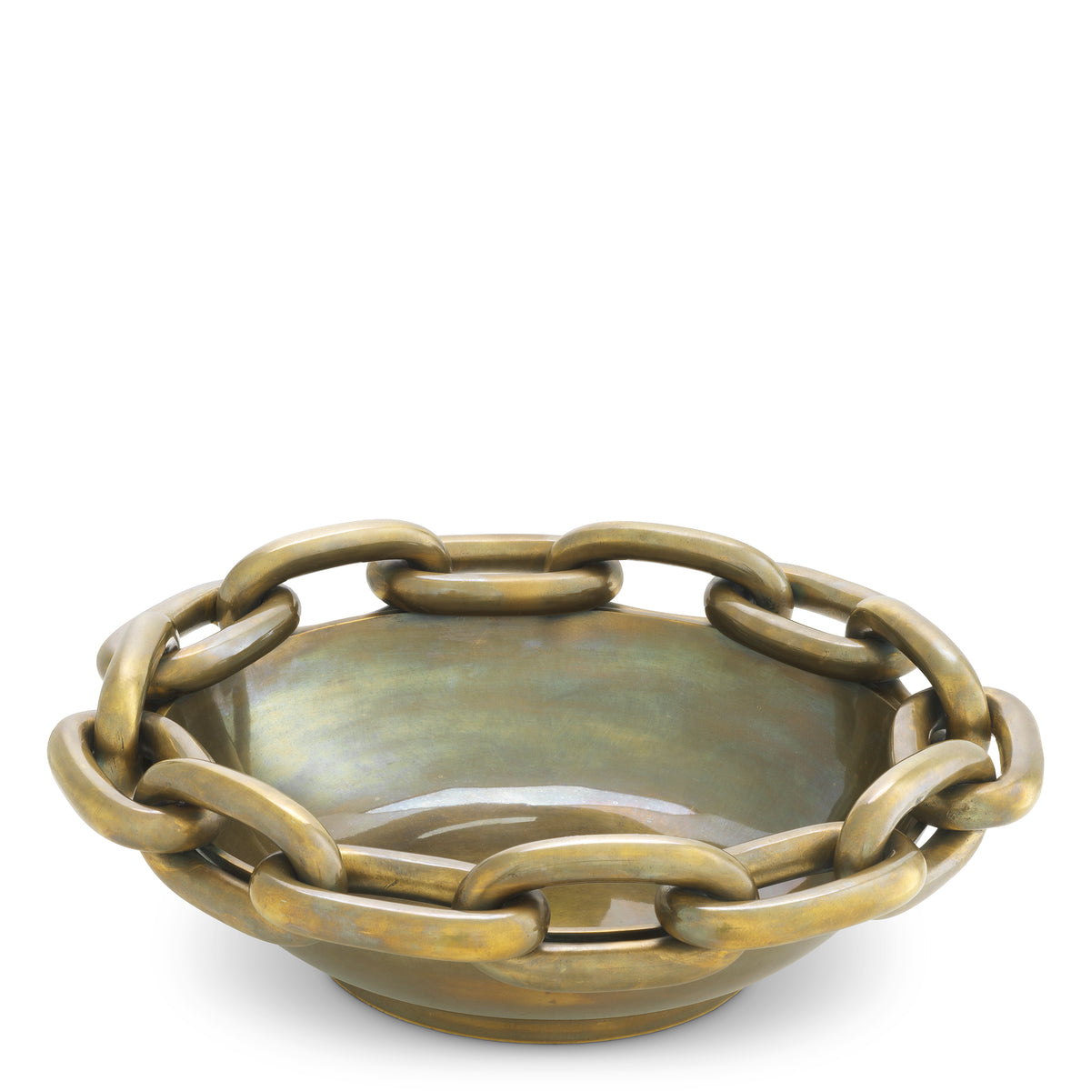 Eichholtz Bowl Merona vintage brass finish Add a touch of sophistication to your homeware accessories collection with the Eichholtz Merona Bowl - 3