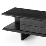 Eichholtz TV Cabinet Guerroro charcoal grey oak veneer The charcoal grey oak veneer Guerroro TV Cabinet is a sleek and stylish addition to any living room. - 4