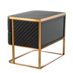 Eichholtz Nightstand Monfort brushed brass finish With its seductive curves and vintage look, the 2-drawer Monfort Nightstand is a must-have in your b