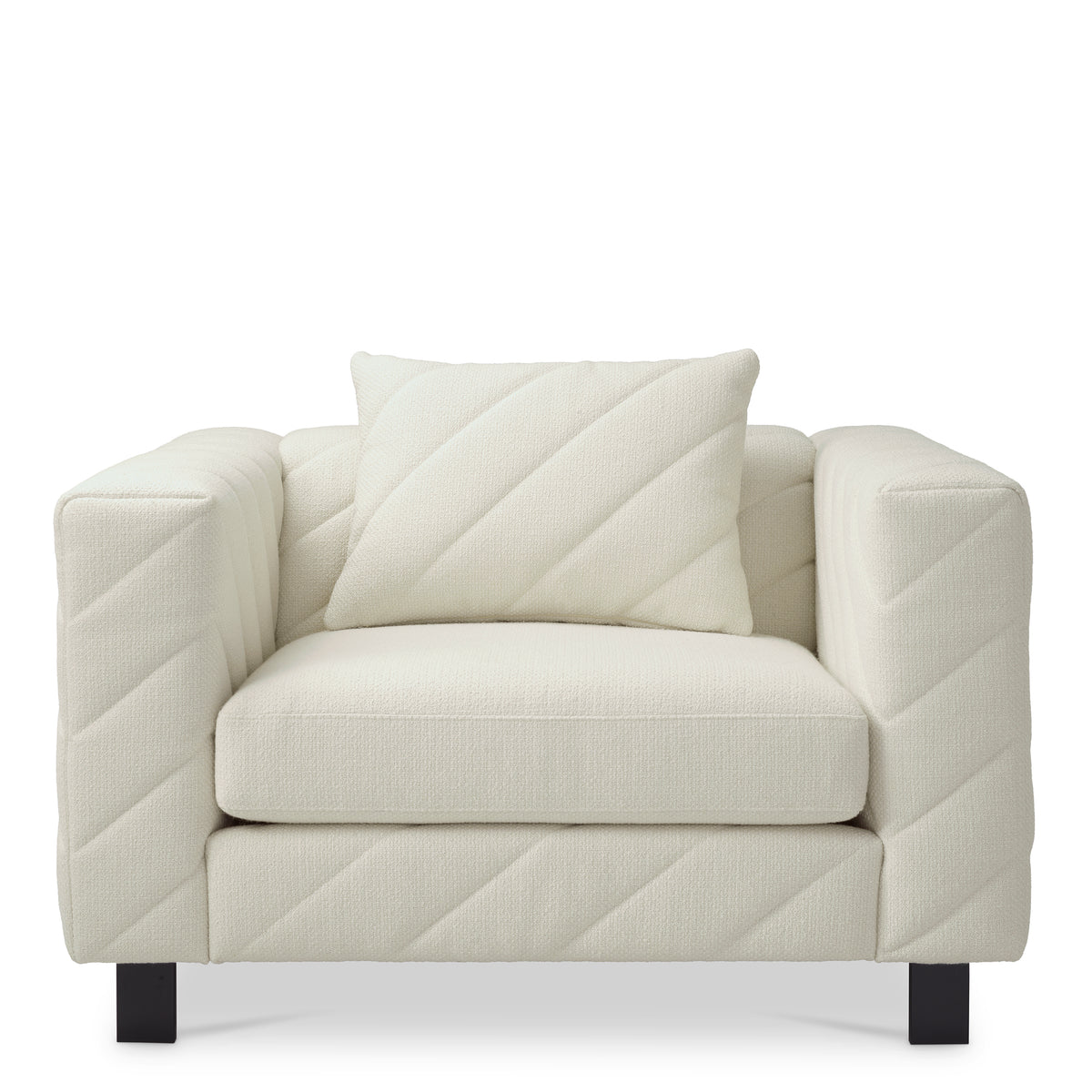 Eichholtz Chair Avellino rêve cream Elevate your living space with the Eichholtz Avellino Armchair, upholstered in luxurious Rêve cream