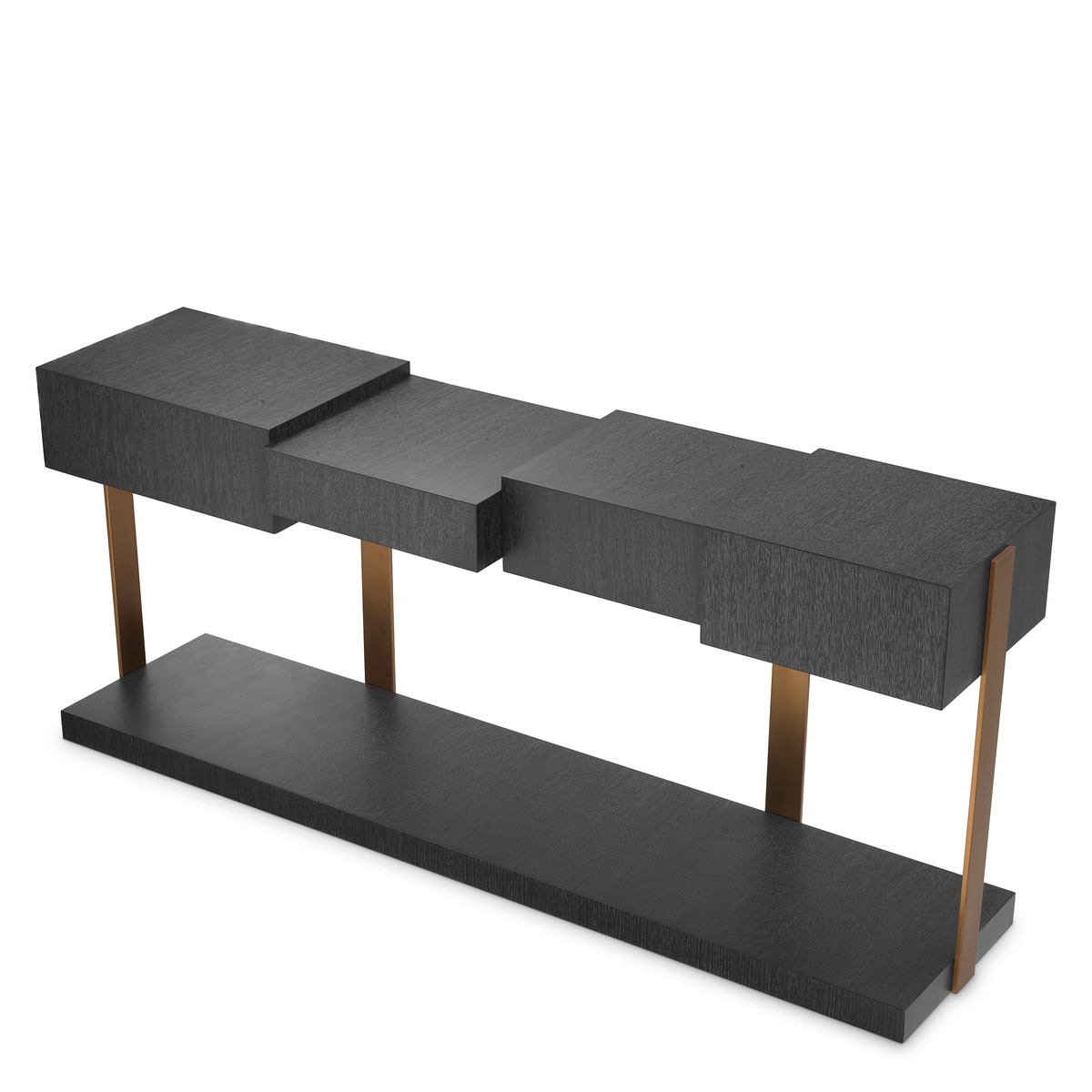Eichholtz Console Table Nerone charcoal grey oak veneer Give your hallway or living room a real modern feel with Console Table Nerone. Supremely stylish an