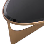 Eichholtz Coffee Table Elegance brushed brass finish Elevate your living space to new heights with the Elegance Coffee Table. Boasting a brushed brass fi