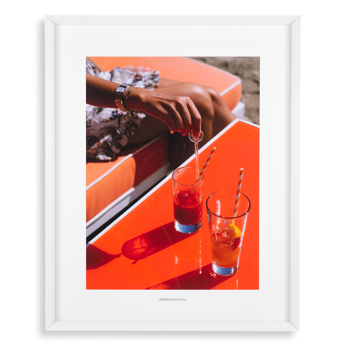 Eichholtz Print Via Tolila - Aperitivo a como Print Aperitivo a Como breathes the atmosphere of the Italian Riviera in the 1960s. This lovely vint