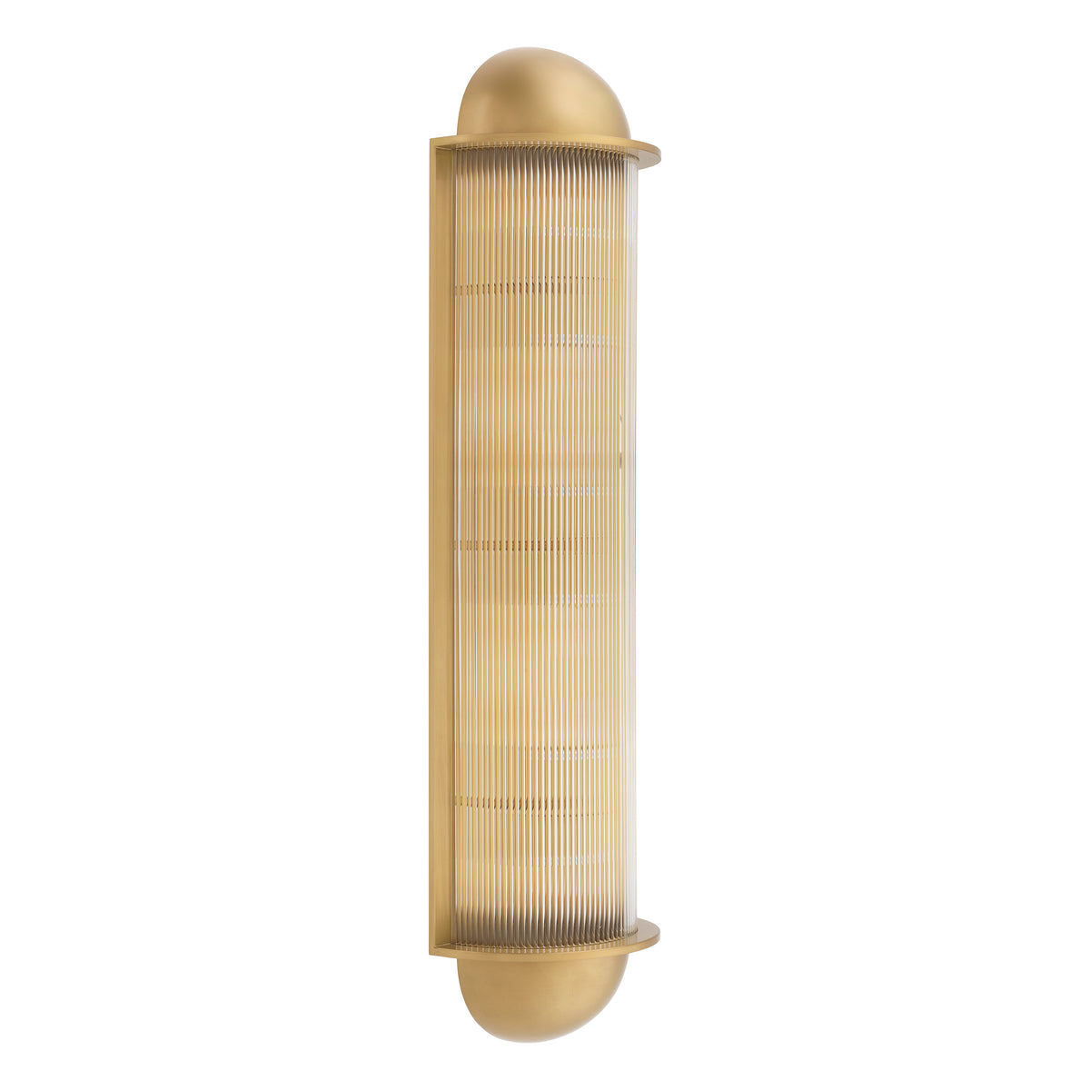 Eichholtz Wall Lamp Paolino antique brass finish The extra tall Paolino Wall Lamp will be a statement piece in your home. This beautiful luminaire ha