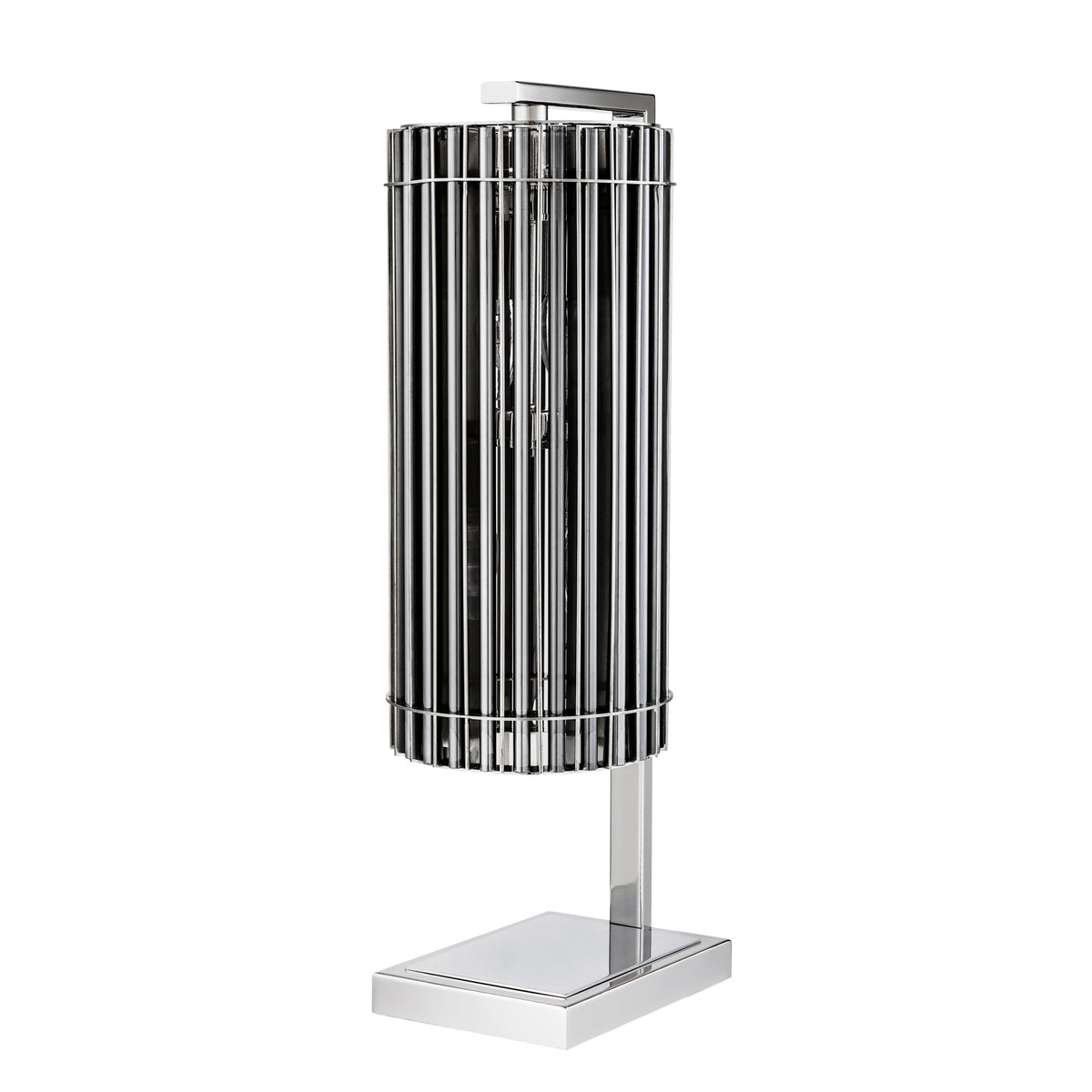 Eichholtz Table Lamp Pimlico nickel finish Channel the metallic modernity of the Pimlico Table Lamp into your home décor. The sleek lamp base w