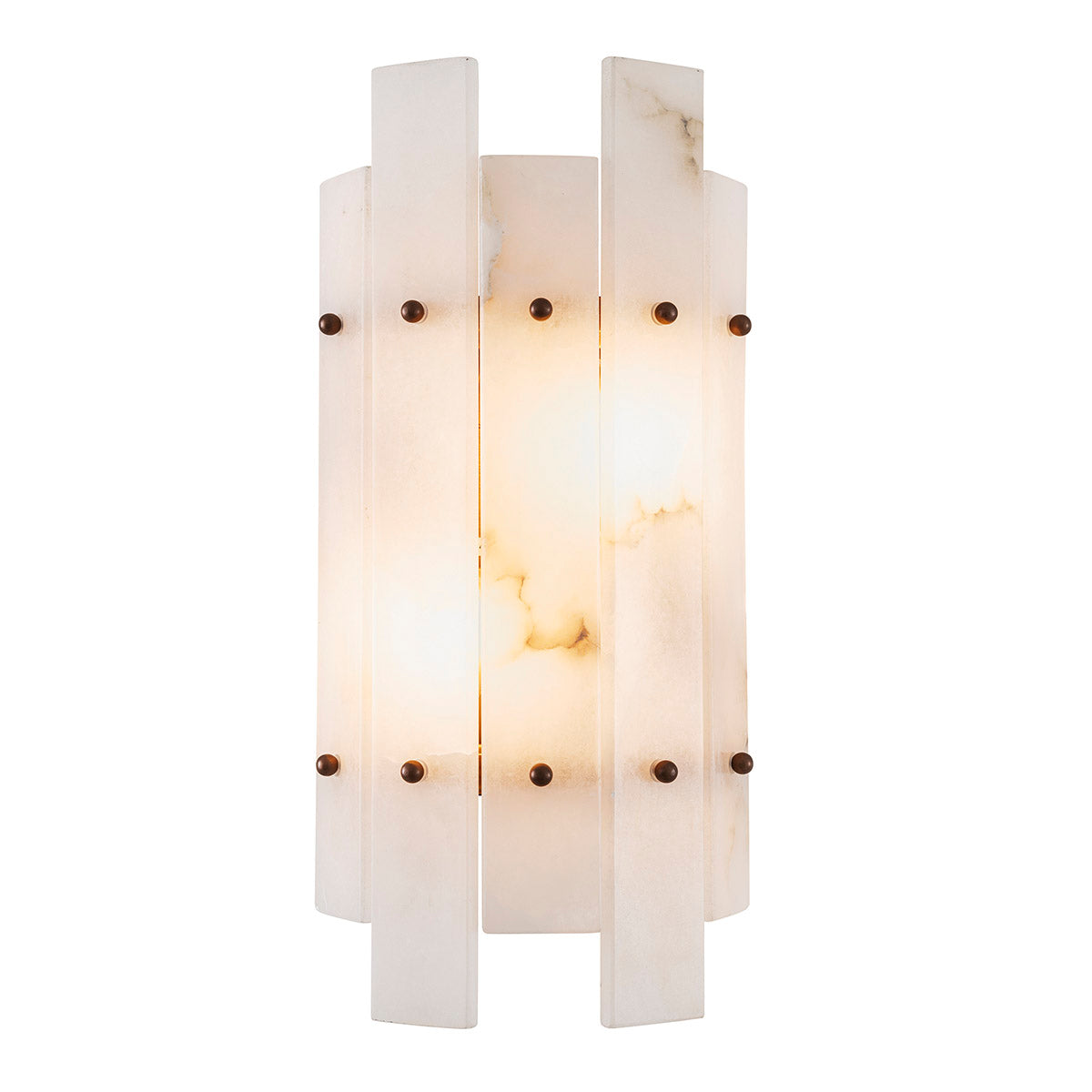 Eichholtz Wall Lamp Ruby antique brass finish alabaster The Caprera Wall Lamp brings a dash of vintage style as it casts a warm glow over any space in your