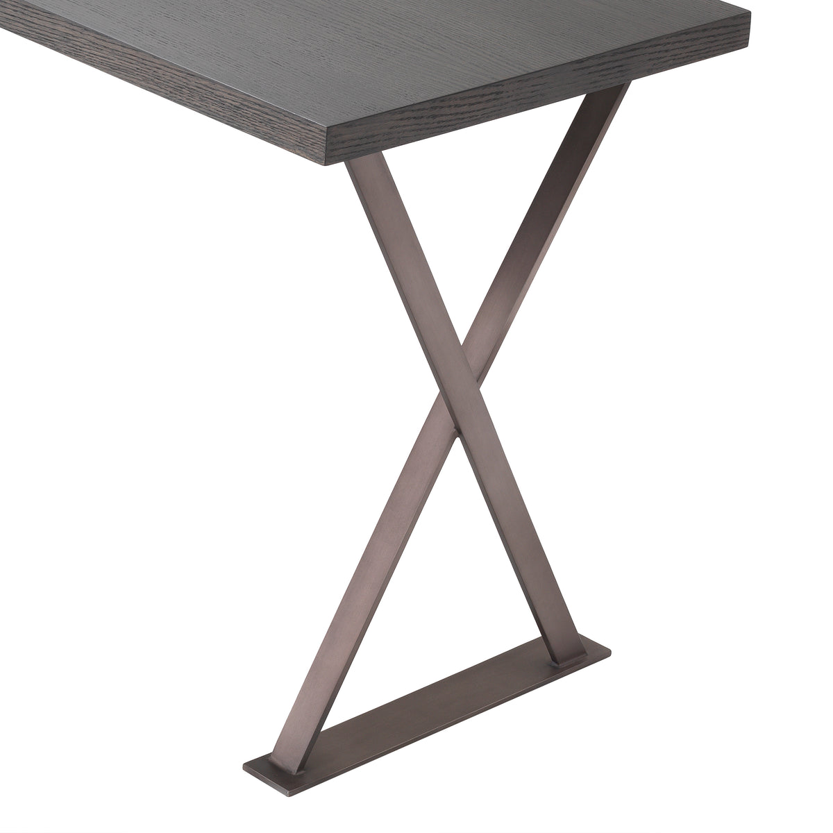 Eichholtz Desk Sanderson mocha straight oak veneer A contemporary design gives the Sanderson Desk its stylish modern aesthetic. The top has a turning m