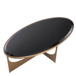 Eichholtz Coffee Table Elegance brushed brass finish Elevate your living space to new heights with the Elegance Coffee Table. Boasting a brushed brass fi