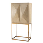 Eichholtz Bar Cabinet Highland washed oak veneer Present your collection of liquors and wines in the Mid-Century Modern style Bar Cabinet Highland. W