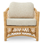 Eichholtz Outdoor Chair Riverton faux rattan arden natural Elevate alfresco lounging with the Outdoor Chair Riverton, woven in natural faux rattan and dressed- 3