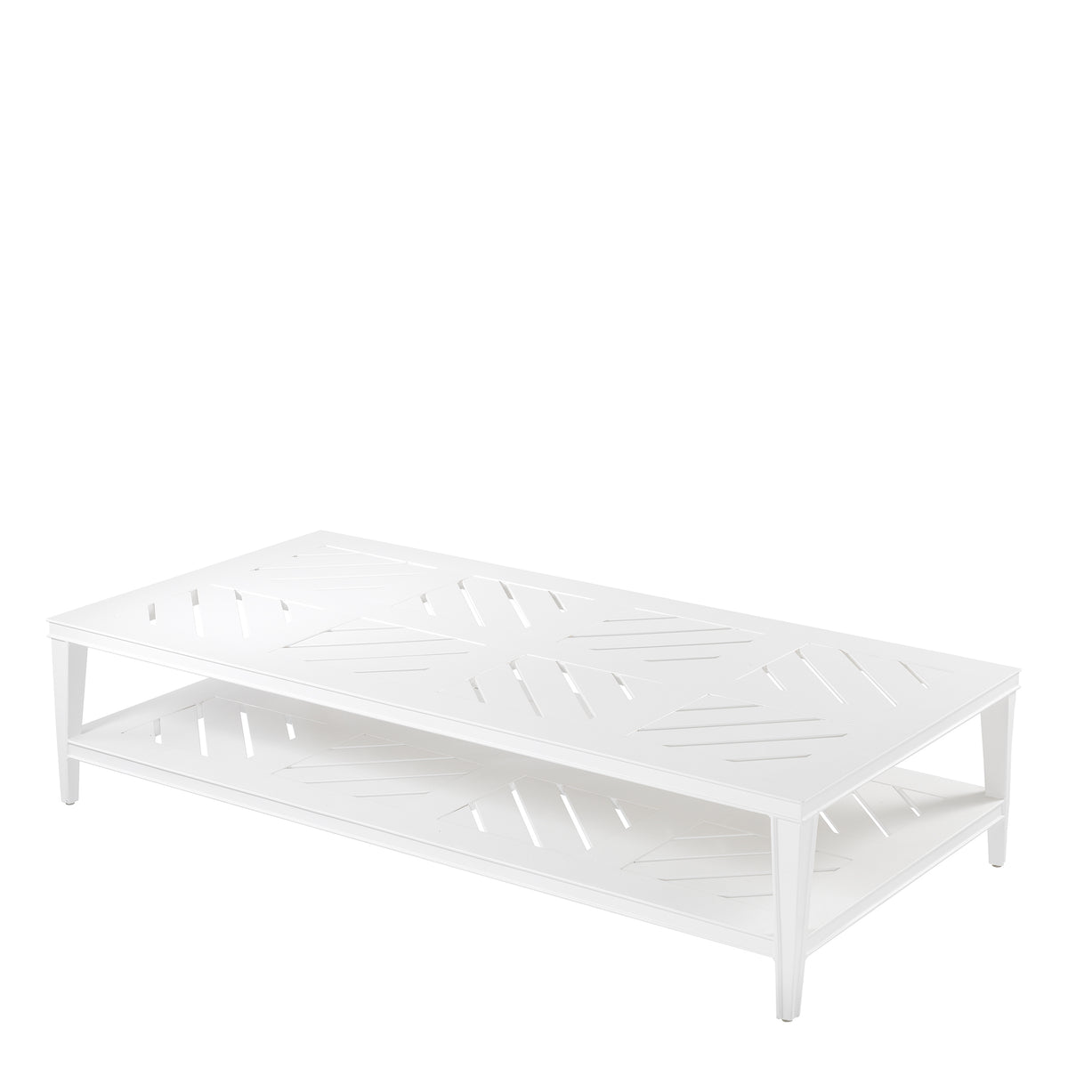 Eichholtz Outdoor Coffee Table Bell Rive rectangular white Made from heavy duty materials, the rectangular Bell Rive Coffee Table is a stylish addition to