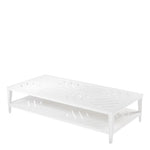 Eichholtz Outdoor Coffee Table Bell Rive rectangular white Made from heavy duty materials, the rectangular Bell Rive Coffee Table is a stylish addition to