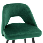 Eichholtz Bar Stool Avorio roche green velvet Bring Mid-Century Modern style into your home with the Avorio Bar Stool. Featuring a Roche green vel