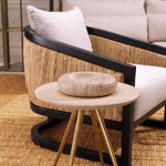Eichholtz Chair Aruba classic black finish natural sea grass sentier cream The Chair Aruba is the definition of where natural materials meet a modern aesthetic. The classic bl - 9