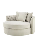 Eichholtz Sofa Carlita pebble grey Create an island of relaxation in your living space with the sumptuous Carlita Sofa. This gorgeous r