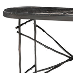Eichholtz Console Table Tomasso bronze finish portoro marble Conjure up a royal atmosphere in your home with the first-rate Tomasso Console Table. Featurin