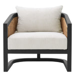 Eichholtz Chair Aruba classic black finish natural sea grass sentier cream The Chair Aruba is the definition of where natural materials meet a modern aesthetic. The classic bl - 2