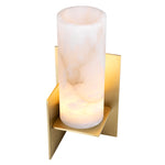 Eichholtz Table Lamp Frisco antique brass finish alabaster Handcrafted by skilled artisans, Table Lamp Frisco stands out for its geometric design. Bring co