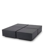 Eichholtz Coffee Table Puro set of 4 charcoal grey oak veneer Coffee Table Puro is a practical 4-piece set of square tables that will give you a lot of lay