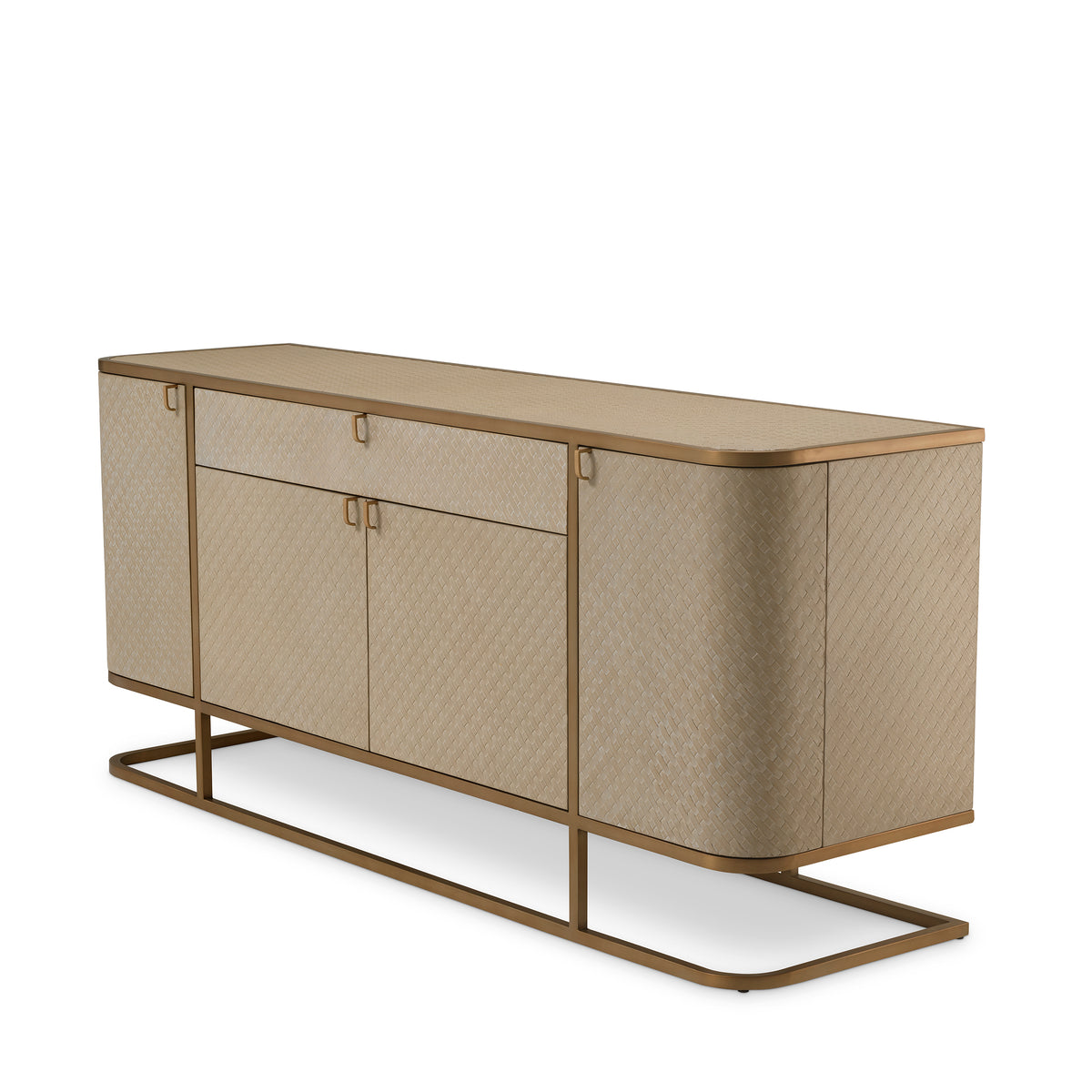 Eichholtz Dresser Napa Valley woven washed oak veneer Pairing Bauhaus style with a Mid-Century Modern look, the Napa Valley Dresser showcases a sleek brus