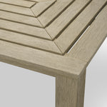 Eichholtz Outdoor Dining Table Vistamar aged teak Elevate outdoor dining with the Outdoor Dining Table Vistamar in aged teak. Featuring a modern desig - 3
