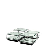 Eichholtz Coffee Table Tortona polished stainless steel S/4 Create a fantastic focal point in your lounge with the alluring set of 4 Tortona Coffee Tables.