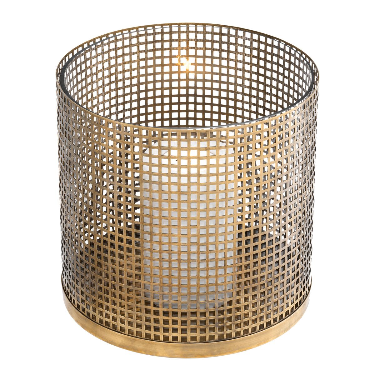 Eichholtz Hurricane Sterling vintage brass finish Create a warm and welcoming atmosphere in your home with the Sterling Hurricane. This gorgeous candl