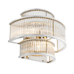Eichholtz Wall Lamp Mancini nickel finish Set the mood for mellow moments with the Art Deco inspired Mancini Wall Lamp. By pairing classic des